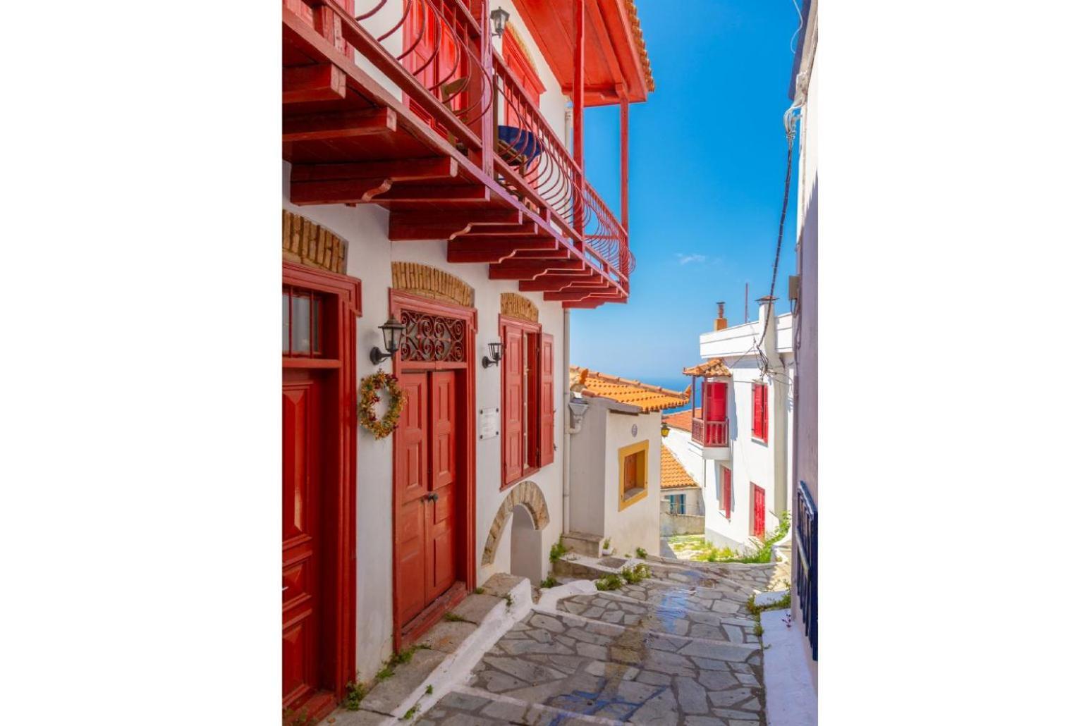Villa Glafki Panormos  Luaran gambar