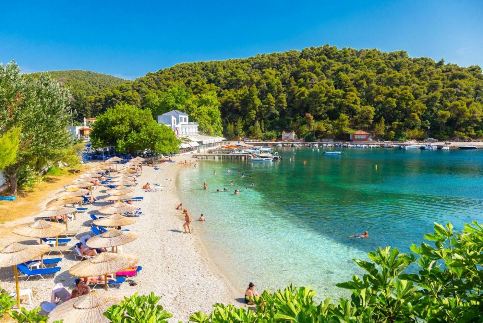 Villa Glafki Panormos  Luaran gambar
