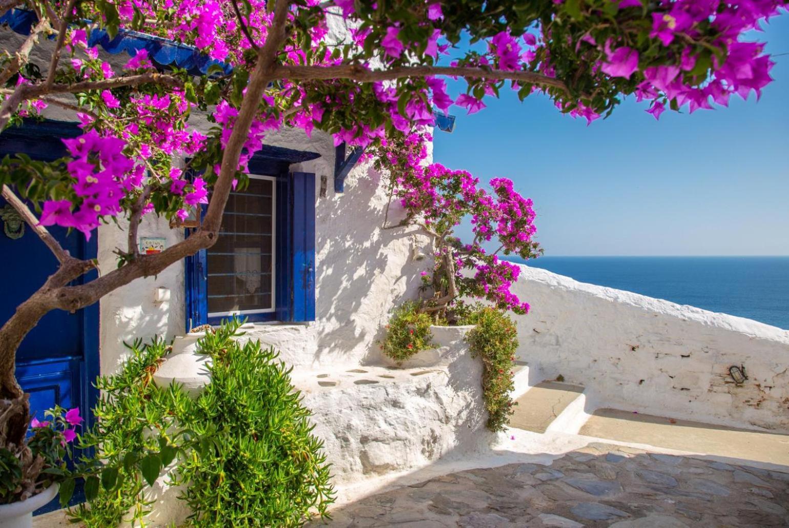 Villa Glafki Panormos  Luaran gambar