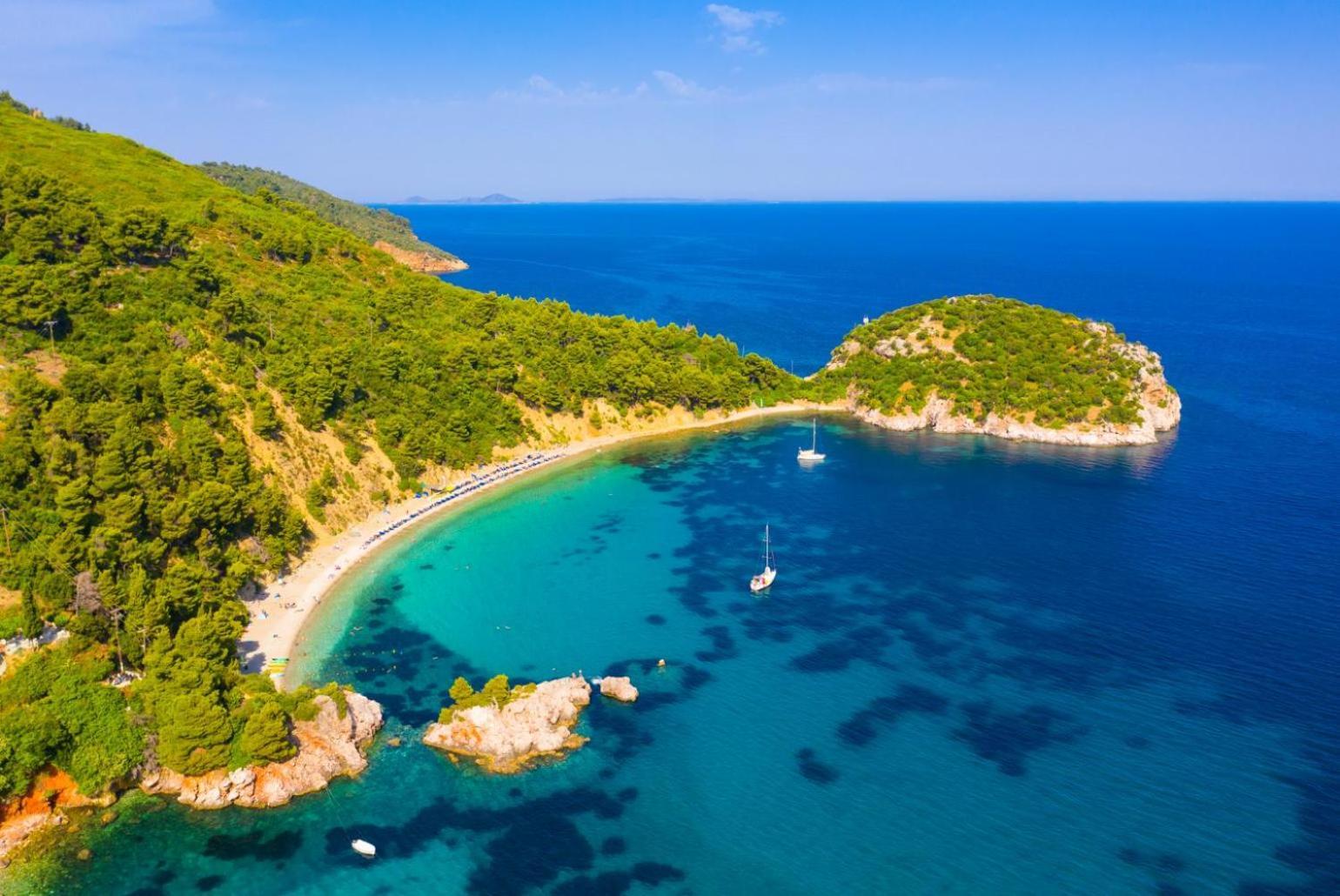 Villa Glafki Panormos  Luaran gambar