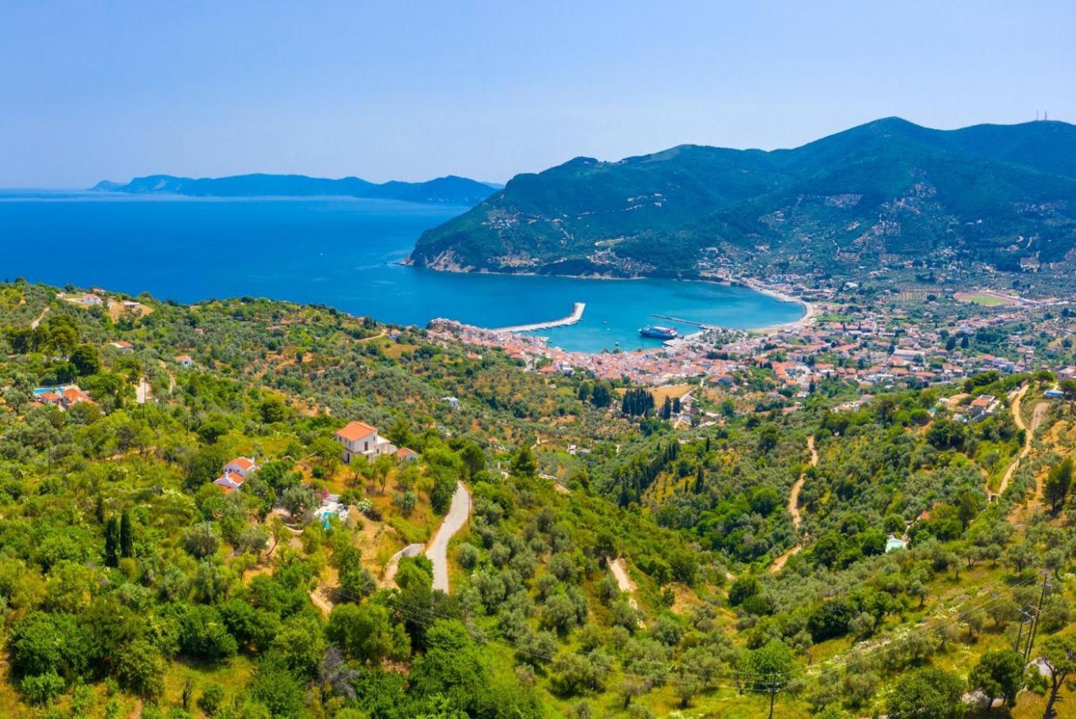 Villa Glafki Panormos  Luaran gambar