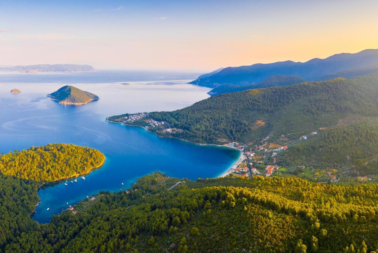 Villa Glafki Panormos  Luaran gambar