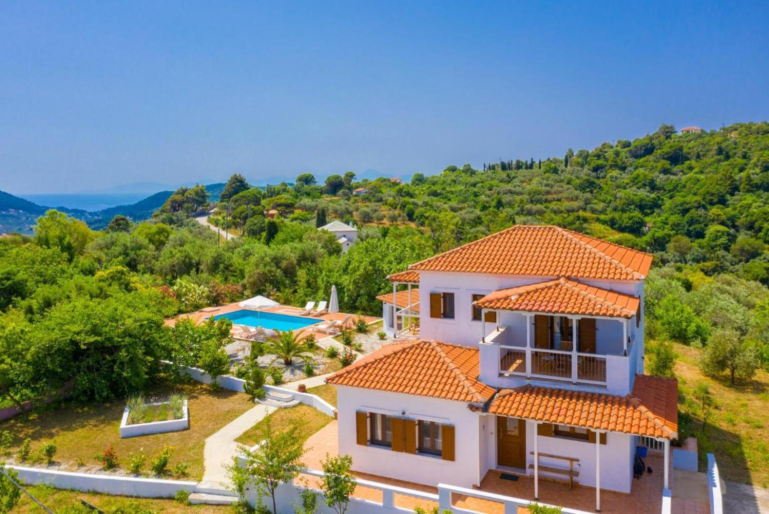 Villa Glafki Panormos  Luaran gambar