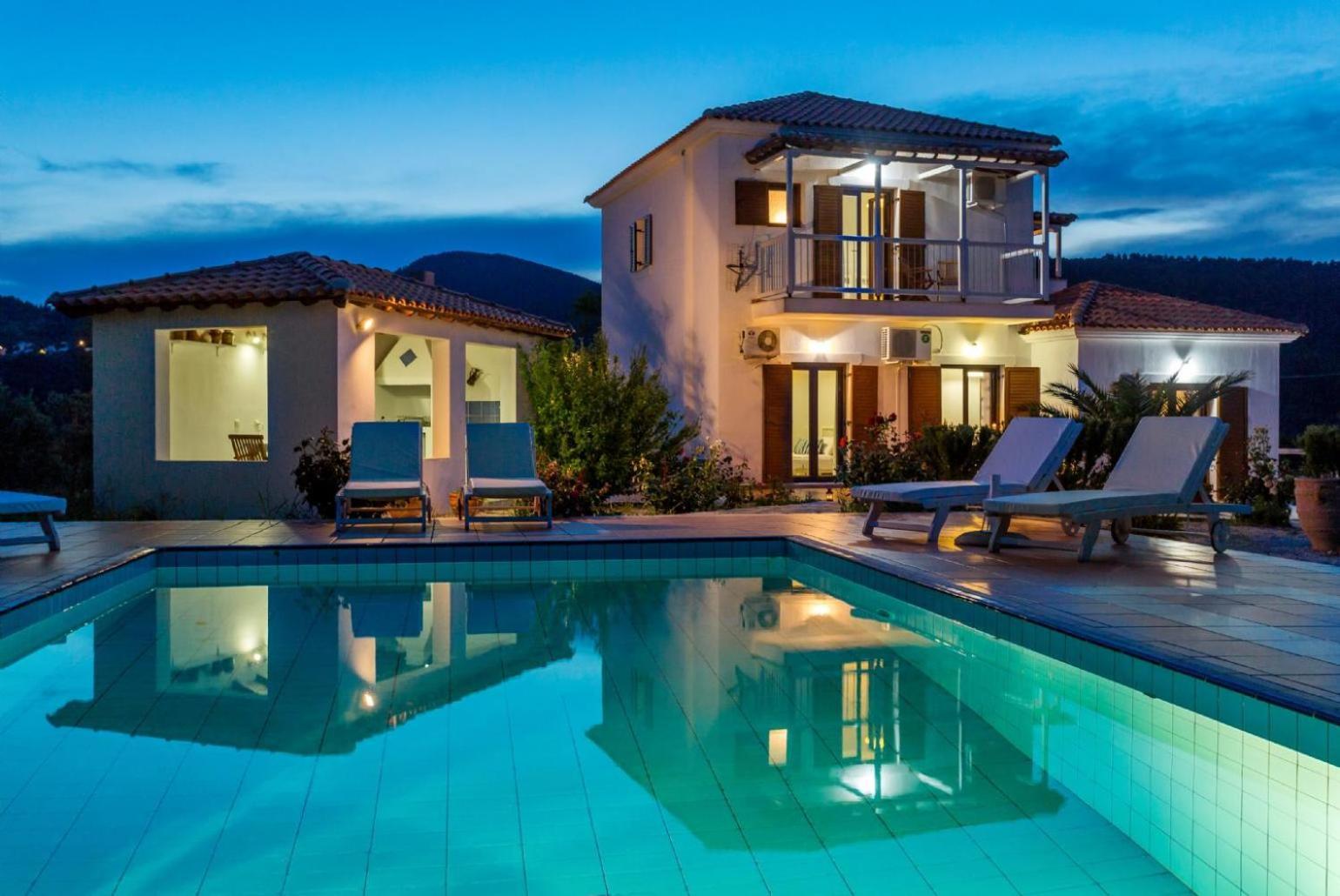 Villa Glafki Panormos  Luaran gambar