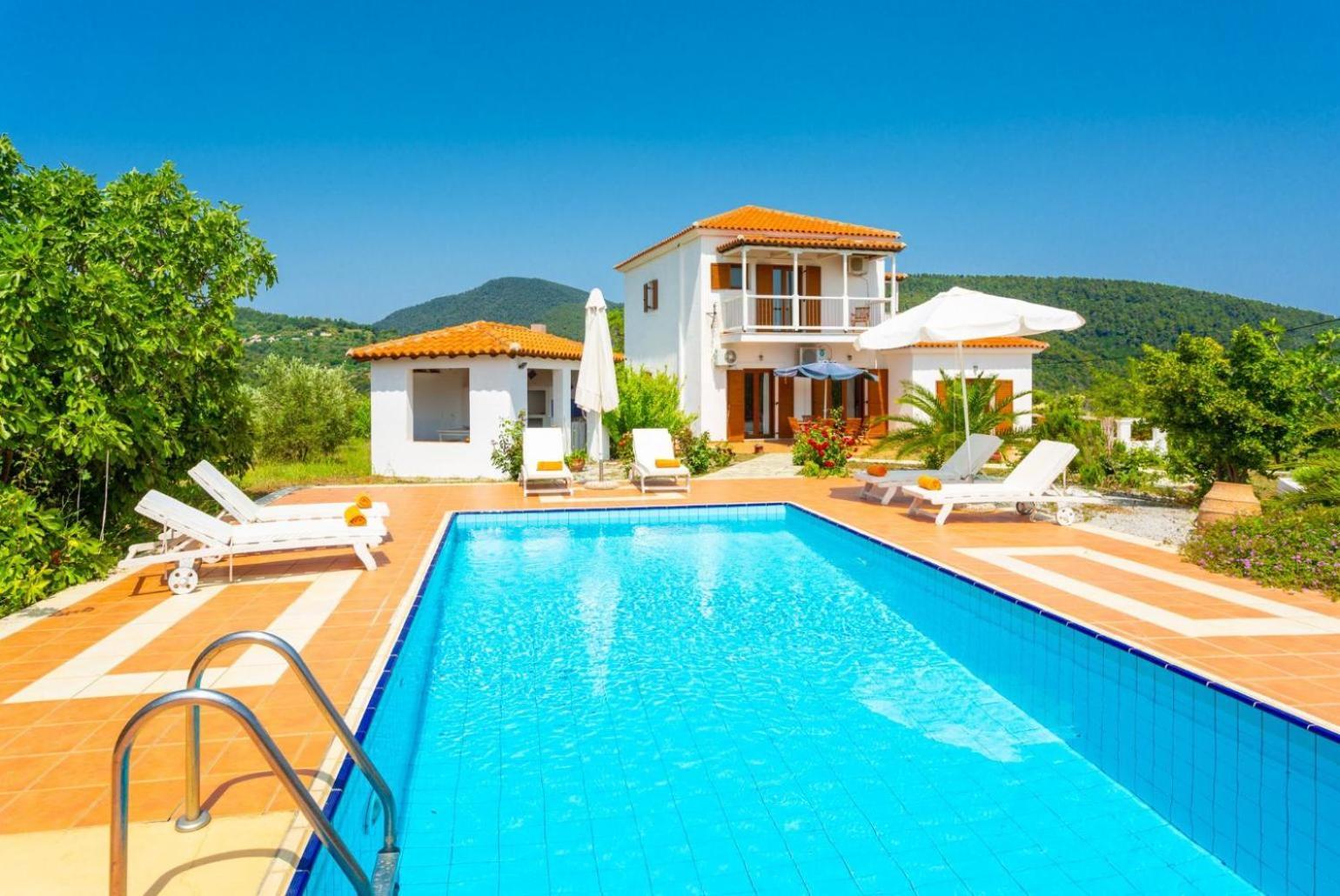 Villa Glafki Panormos  Luaran gambar