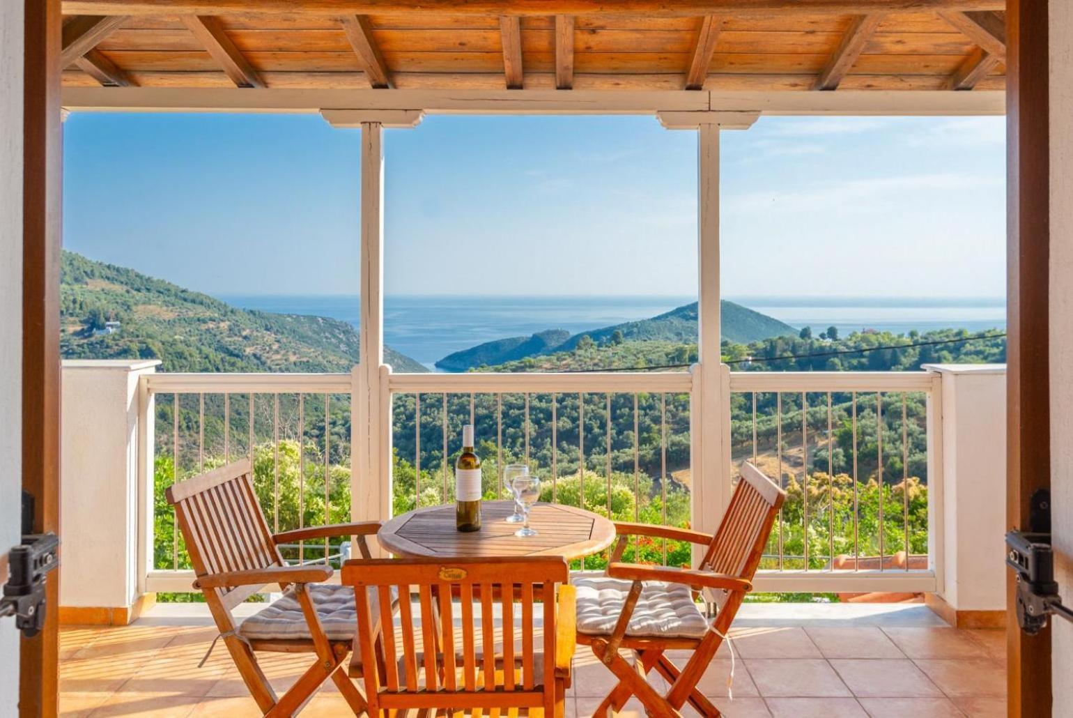 Villa Glafki Panormos  Luaran gambar
