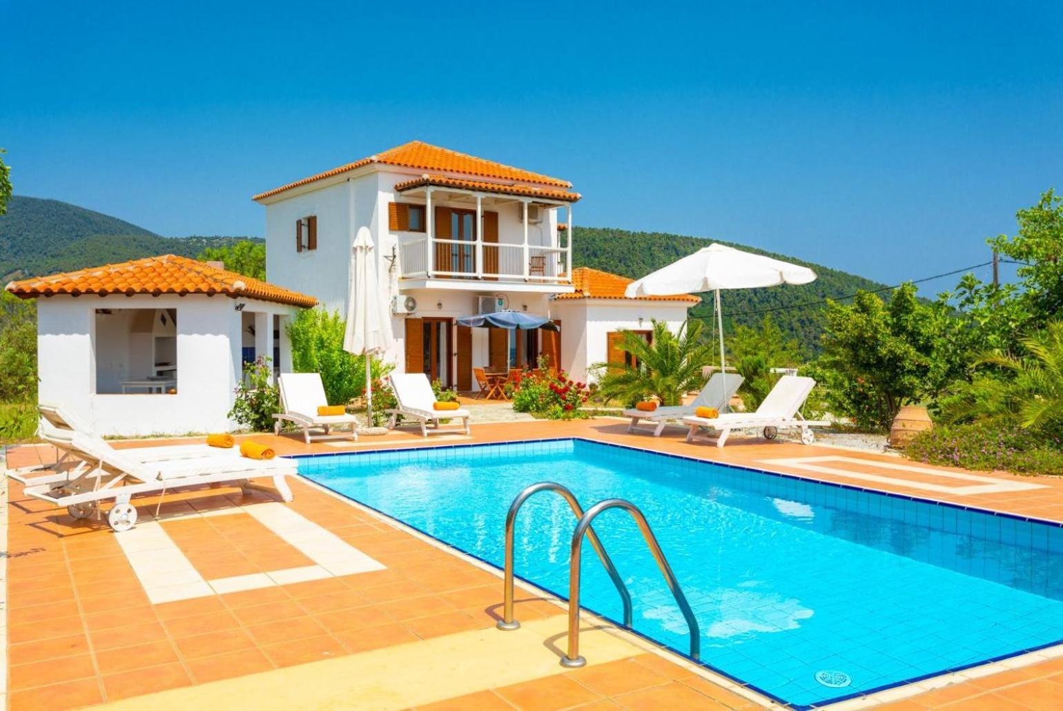 Villa Glafki Panormos  Luaran gambar