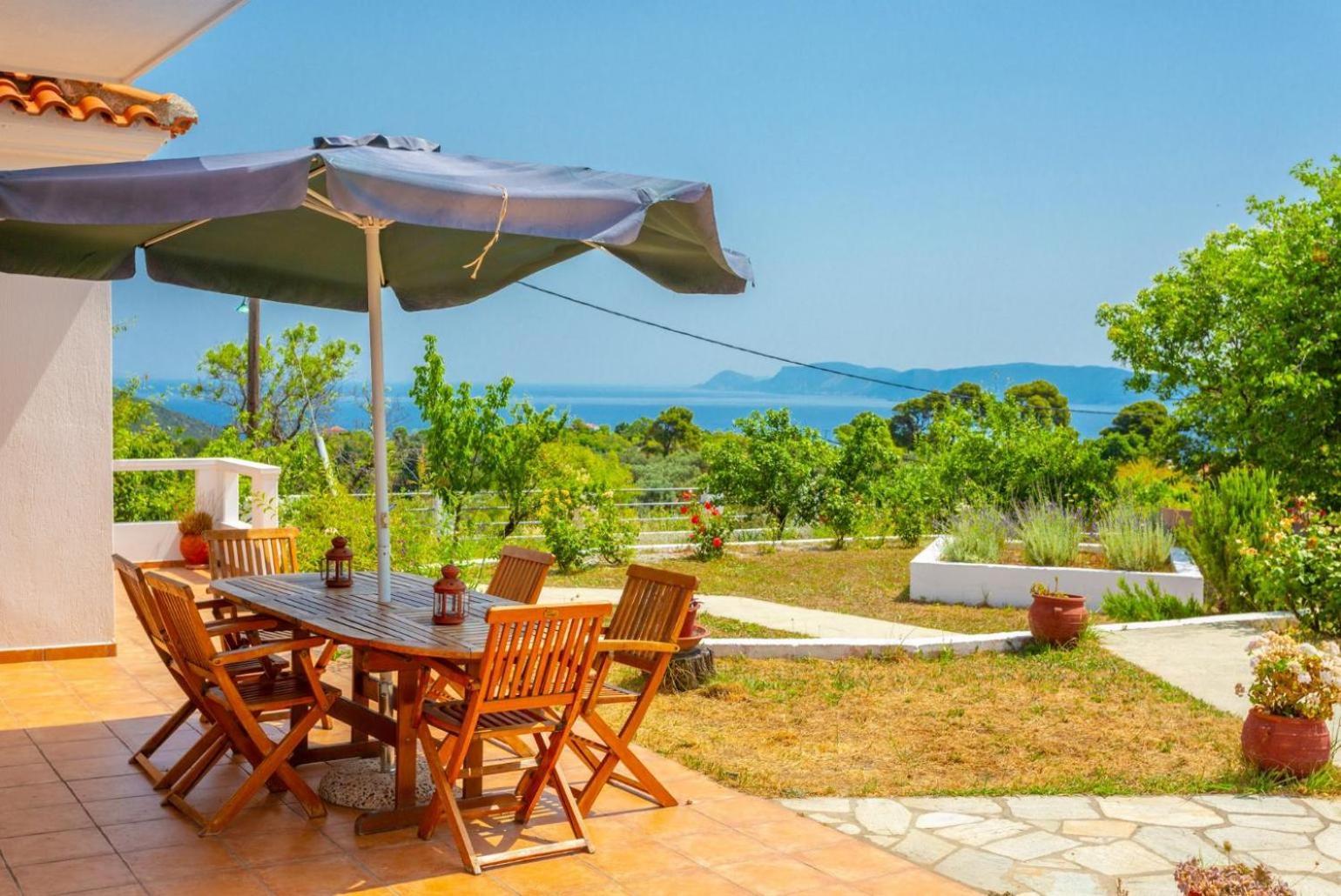 Villa Glafki Panormos  Luaran gambar