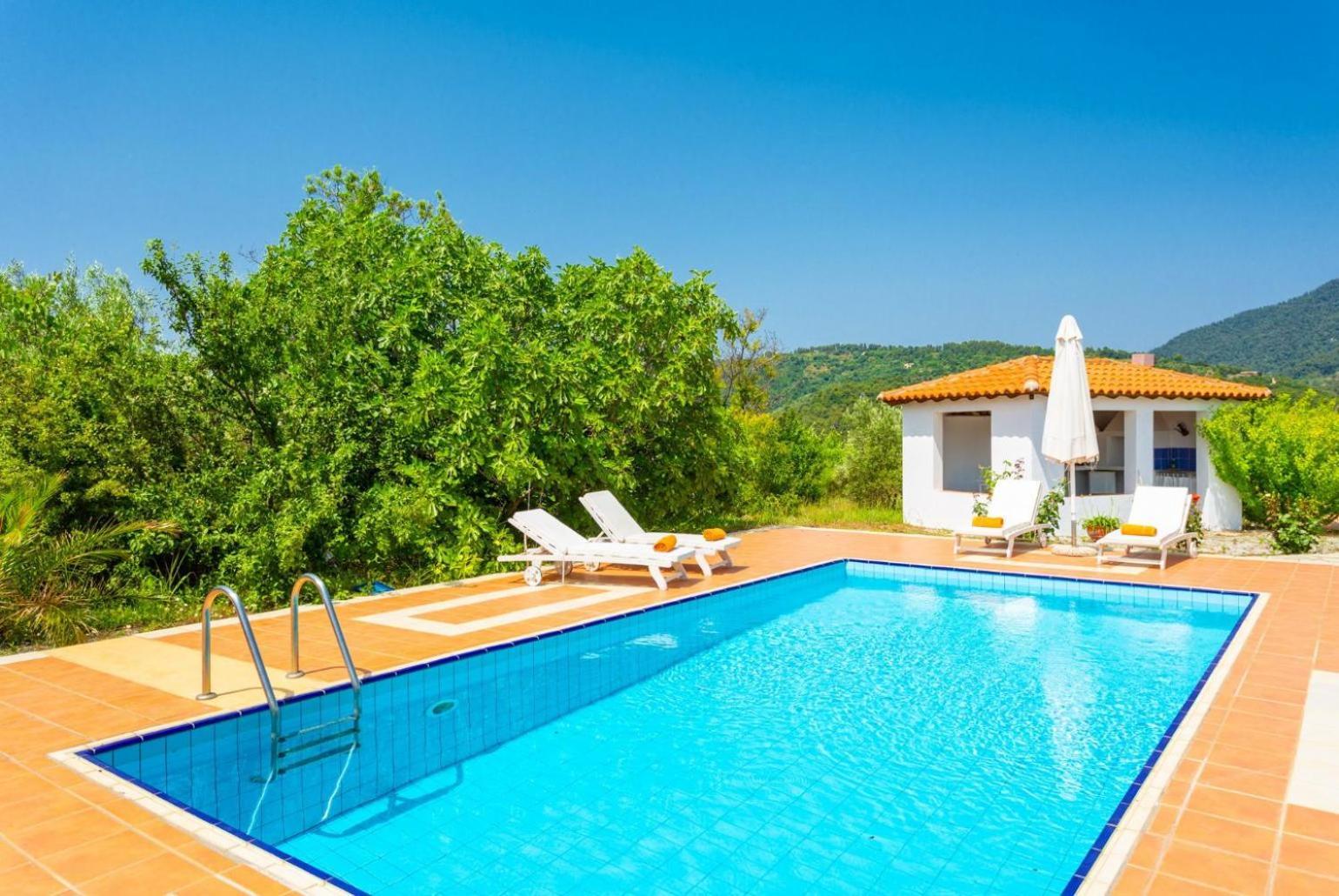 Villa Glafki Panormos  Luaran gambar