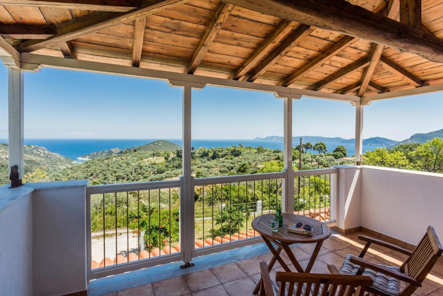 Villa Glafki Panormos  Luaran gambar